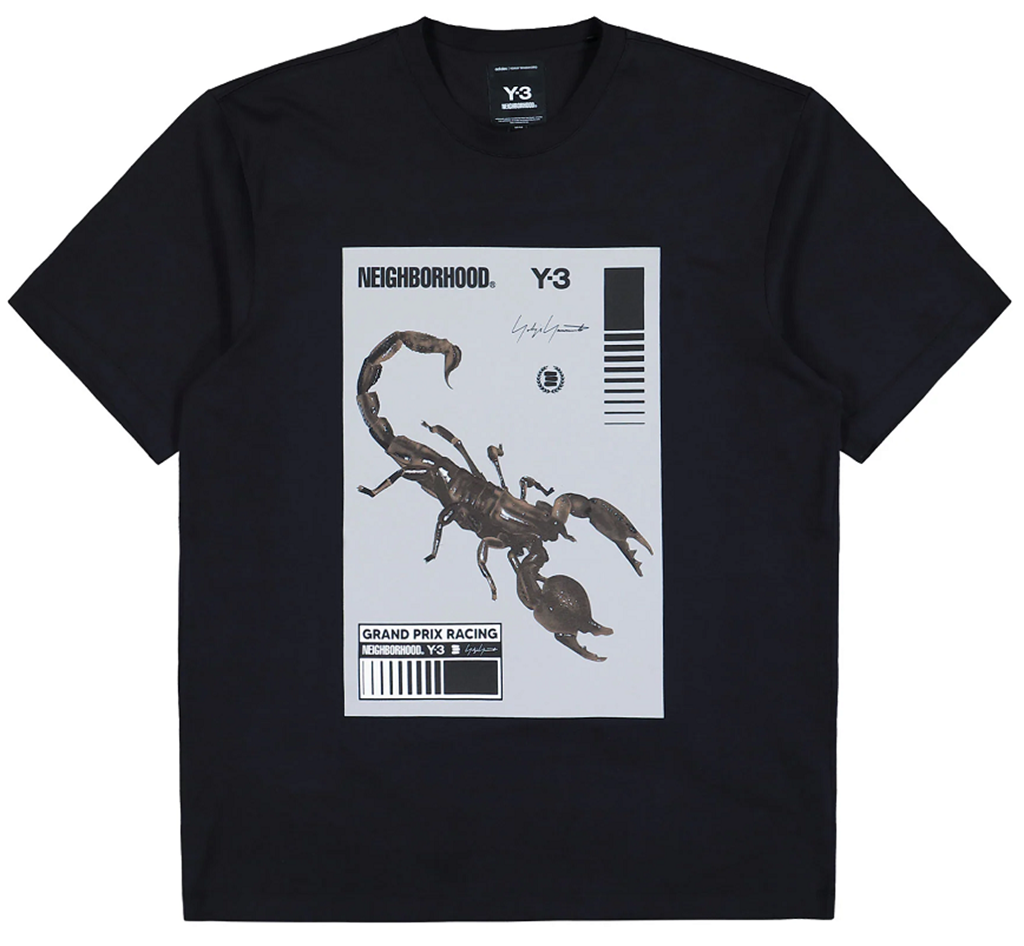 Áo Adidas Y-3 Nbhd Graphic Tee 'Black' KC8823