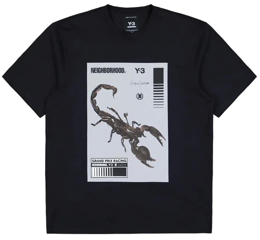 Áo Adidas Y-3 Nbhd Graphic Tee 'Black' KC8823