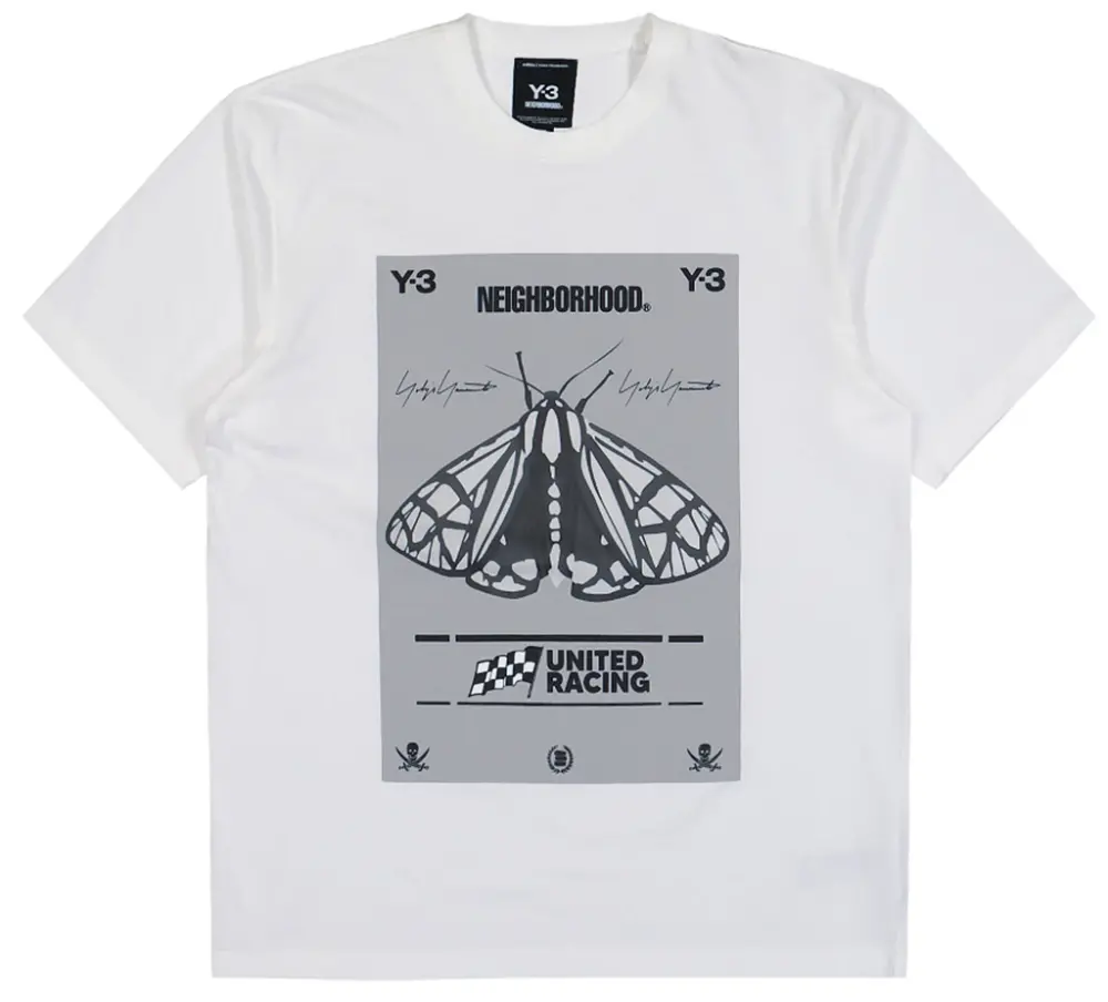 Áo Adidas Y-3 NBHD Graphic Tee 'White' JX7437