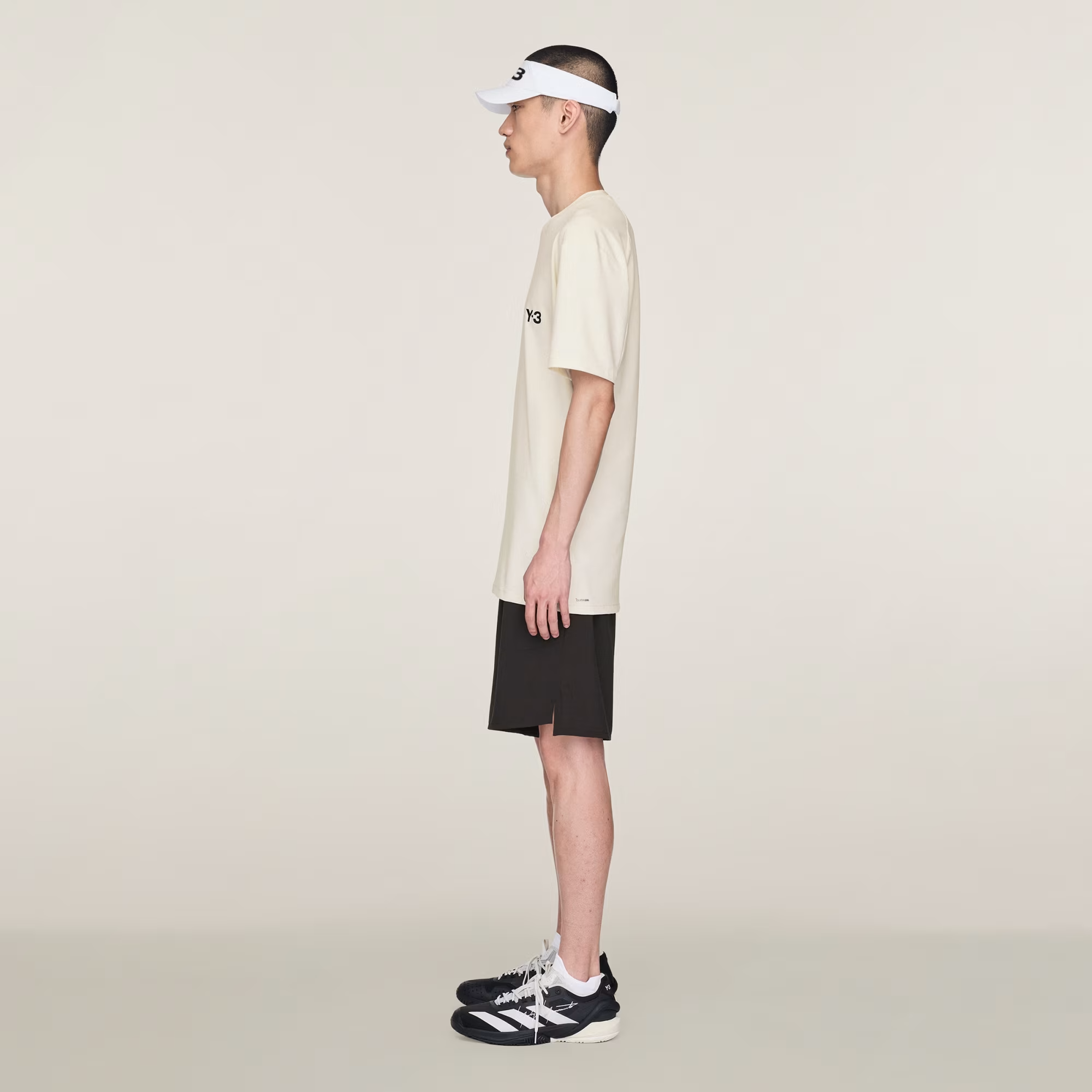Alternative view of Áo Adidas Y-3 Tennis Pro FreeLift Tee 'Orbit Grey' JN2990