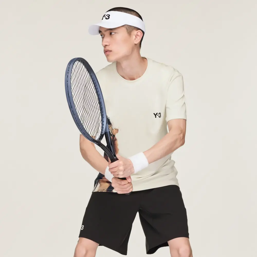 Áo Adidas Y-3 Tennis Pro FreeLift Tee 'Orbit Grey' JN2990 - Ảnh 5