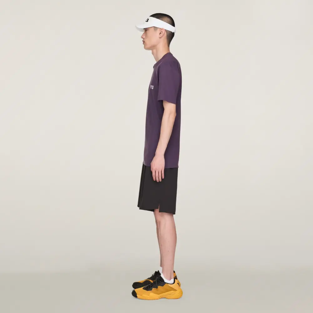 Alternative view of Áo Adidas Y-3 Tennis Pro FreeLift Zip Tee 'Aurora Plum' JN2992