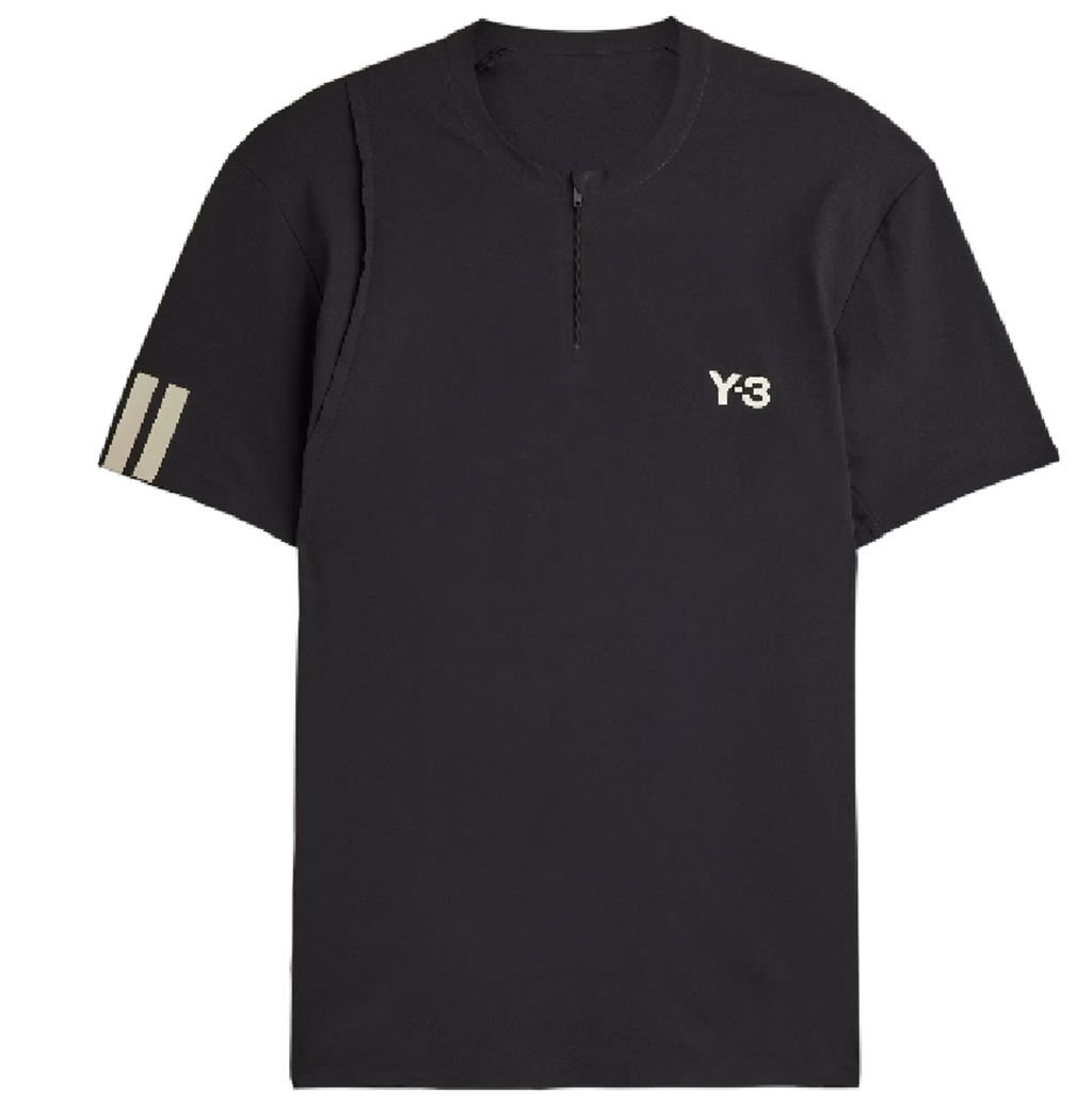 Áo Adidas Y-3 Tennis Pro FreeLift Zip Tee 'Black' JY6946