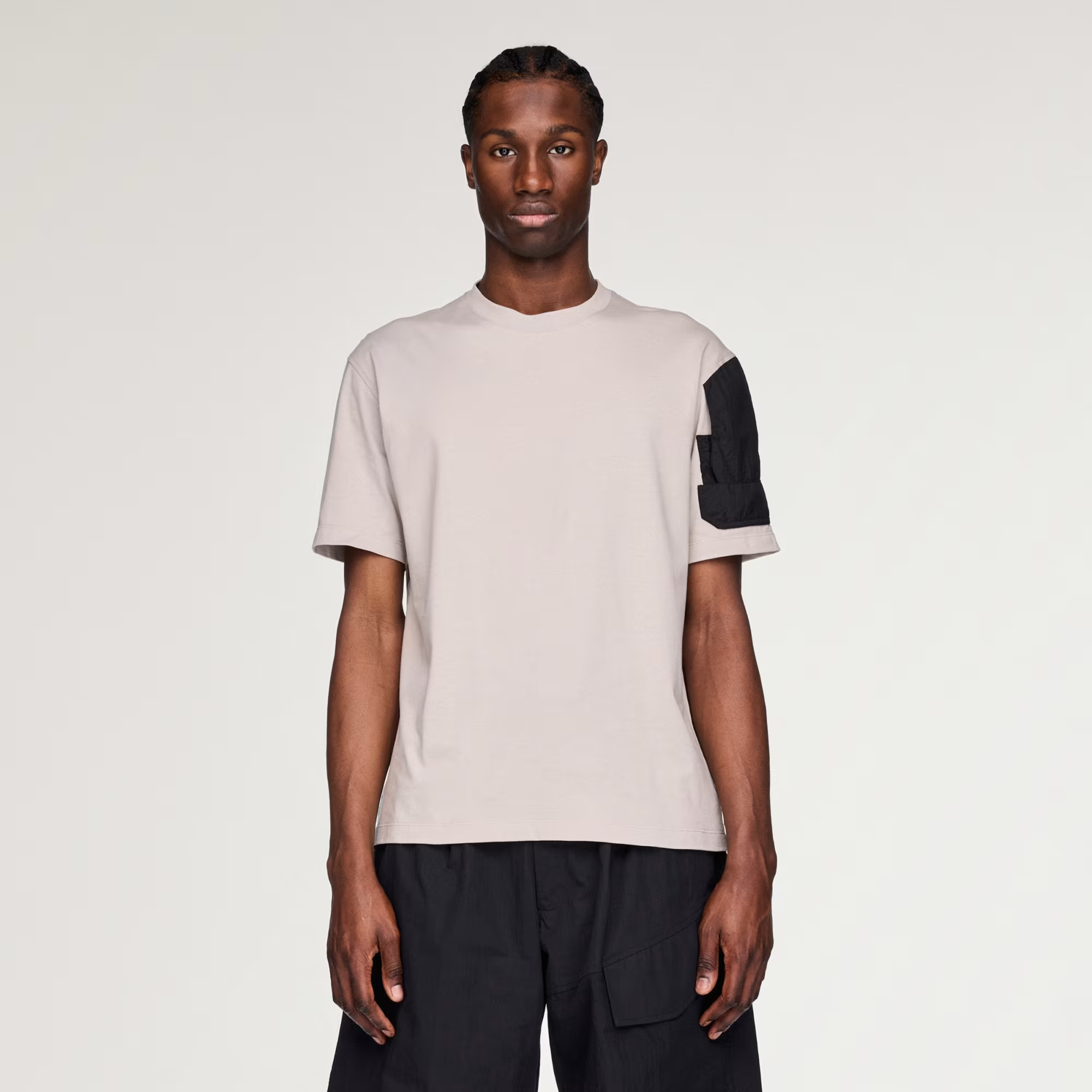 Alternative view of Áo Adidas Y-3 Utility Short Sleeve Tee 'Beige' HZ9516