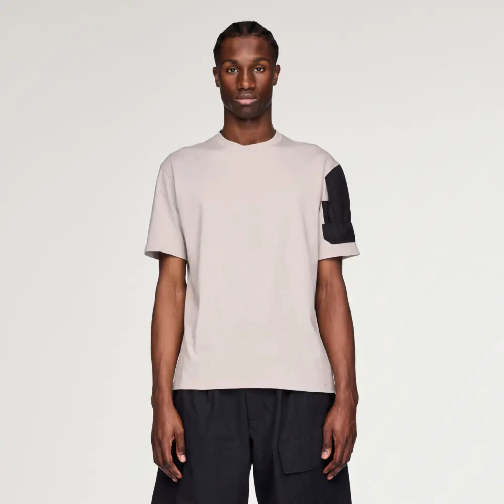 Alternative view of Áo Adidas Y-3 Utility Short Sleeve Tee 'Beige' HZ9516