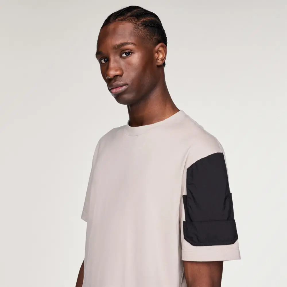 Áo Adidas Y-3 Utility Short Sleeve Tee 'Beige' HZ9516 - Ảnh 4