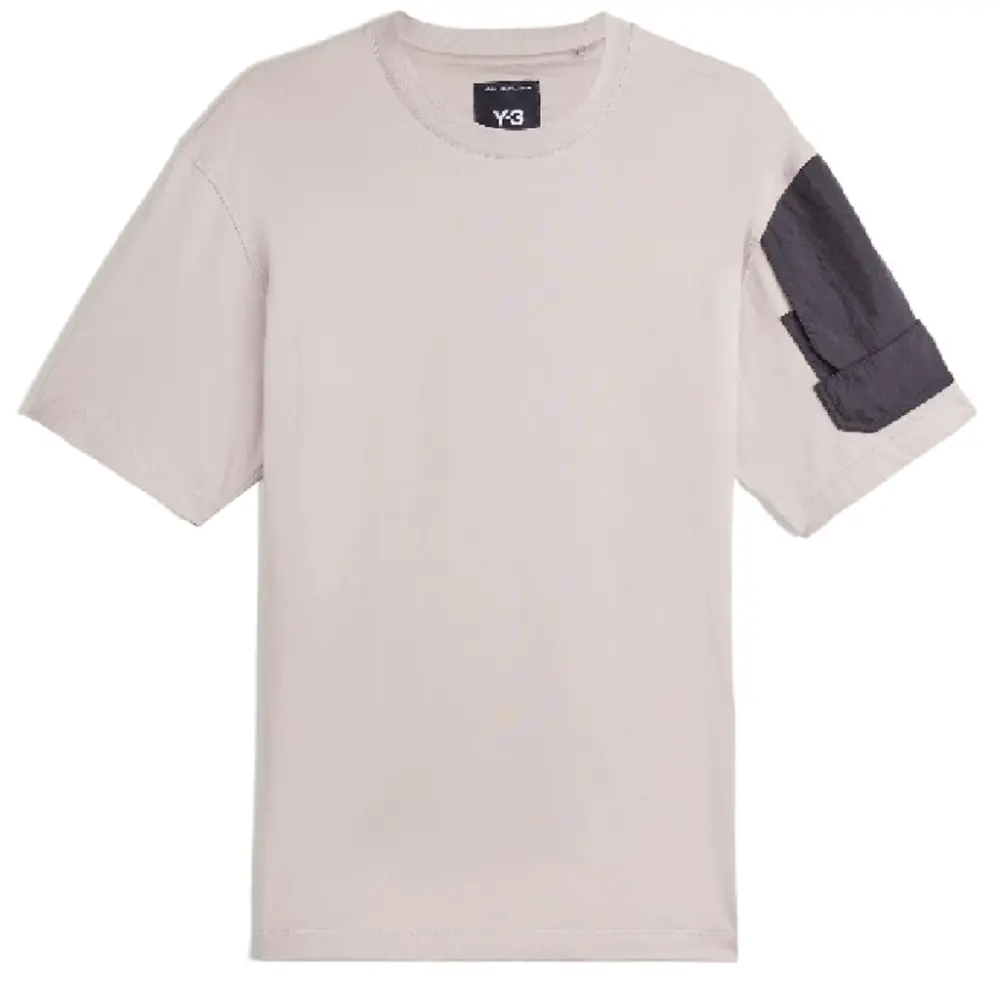 Áo Adidas Y-3 Utility Short Sleeve Tee 'Beige' HZ9516