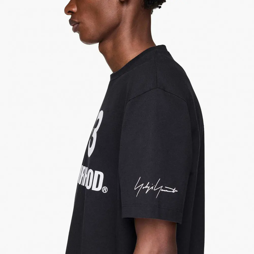 Áo Adidas Y-3 x Neighborhood Logo Relaxed T-Shirt 'Black' JW6999 - Ảnh 5