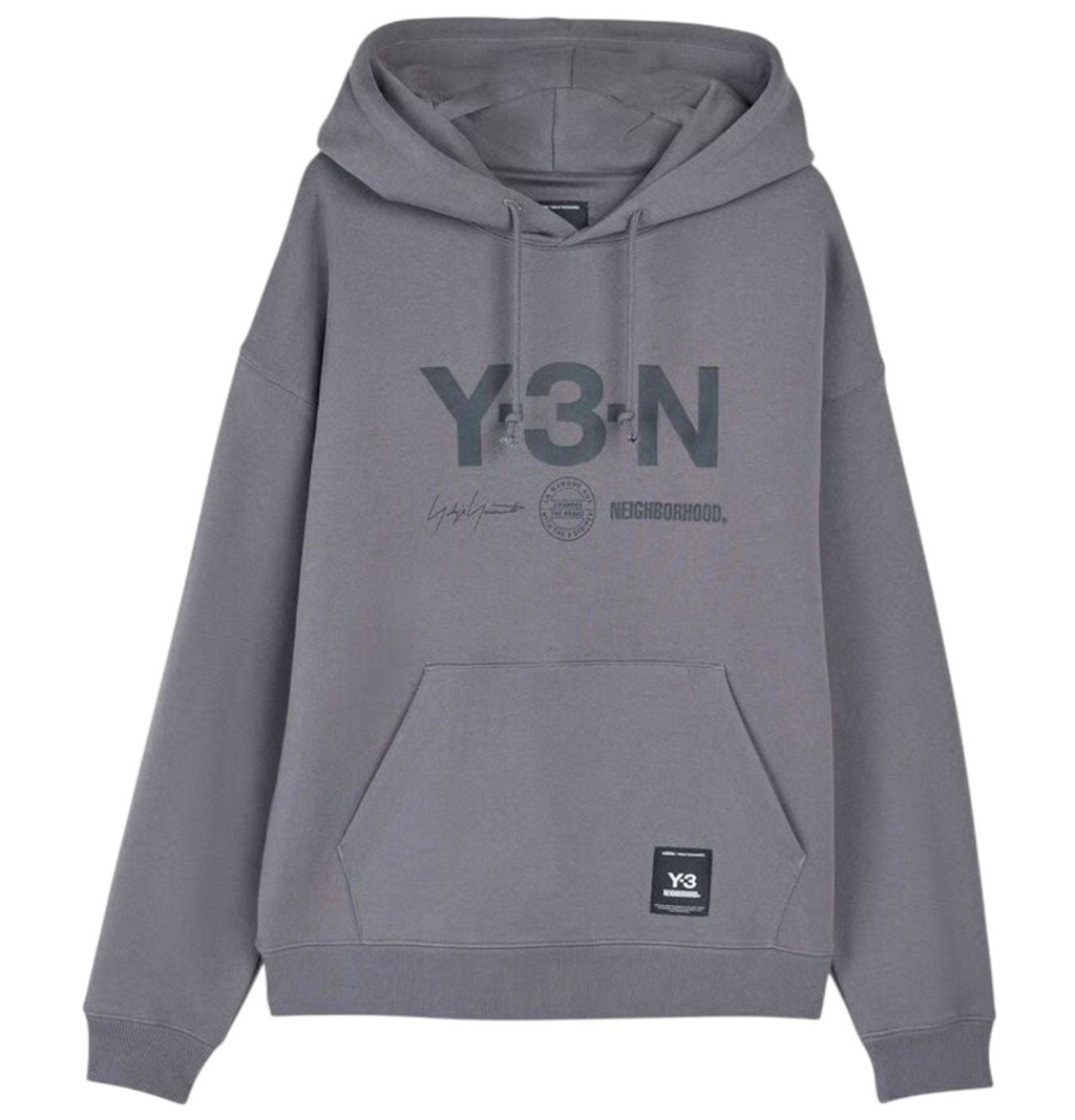 Áo Adidas Y-3 x Neighborhood Relaxed Hoodie 'Grey' JX7462