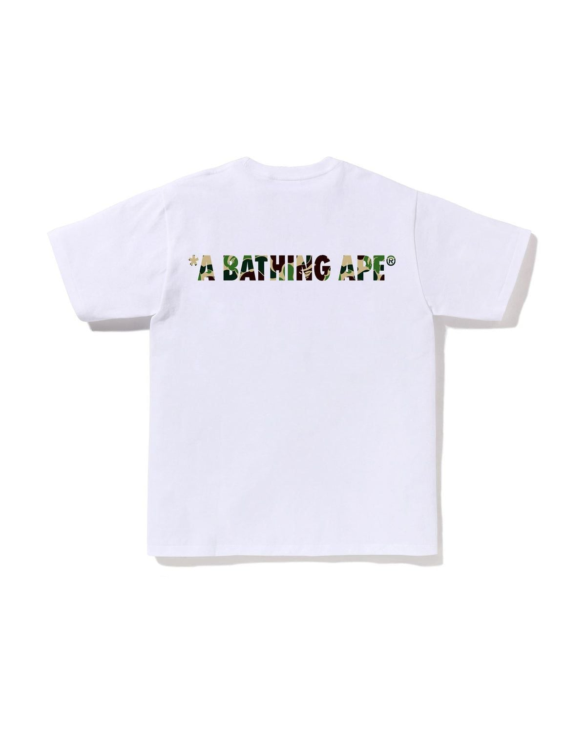Áo Bape Abc Camo One Point Tee 'White' 0ZXTEM012101Q - Ảnh 4