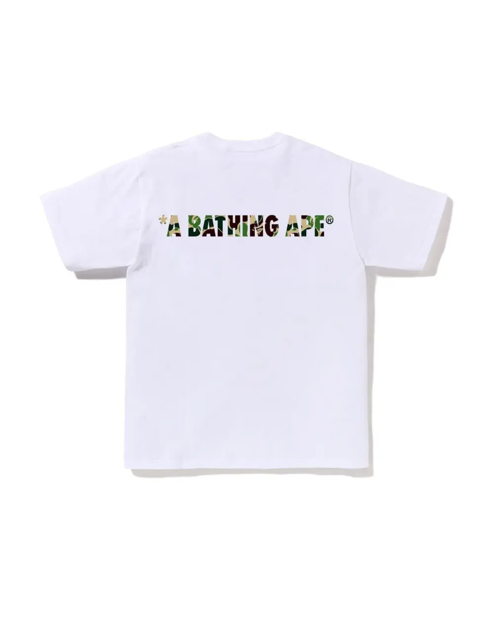 Áo Bape Abc Camo One Point Tee 'White' 0ZXTEM012101Q - Ảnh 4