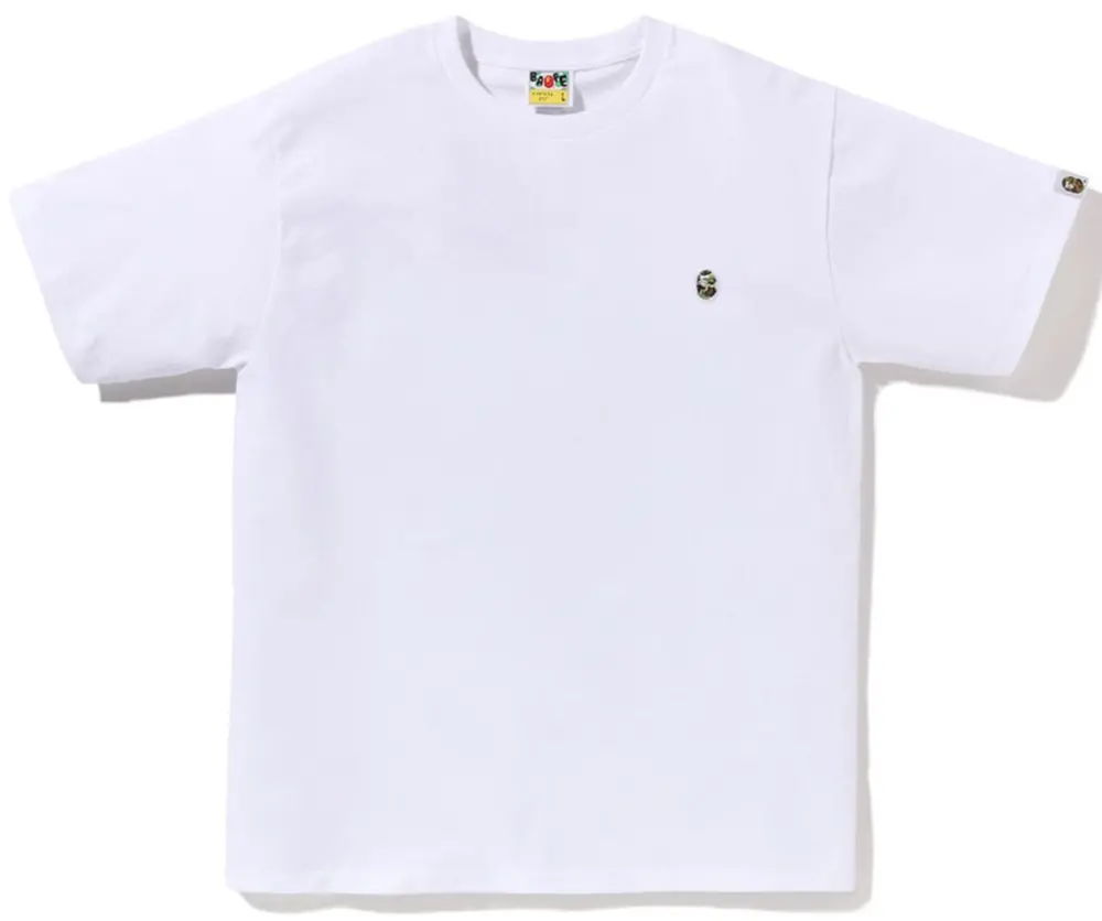 Áo Bape Abc Camo One Point Tee 'White' 0ZXTEM012101Q