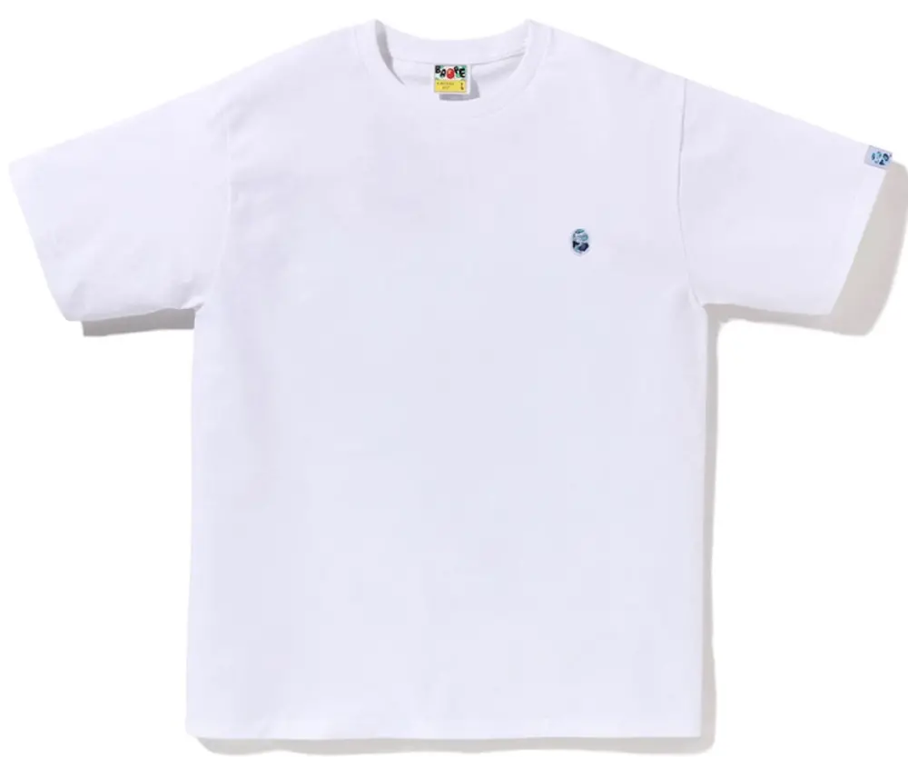 Áo Bape Abc Camo One Point Tee 'White' 0ZXTEM012101Q
