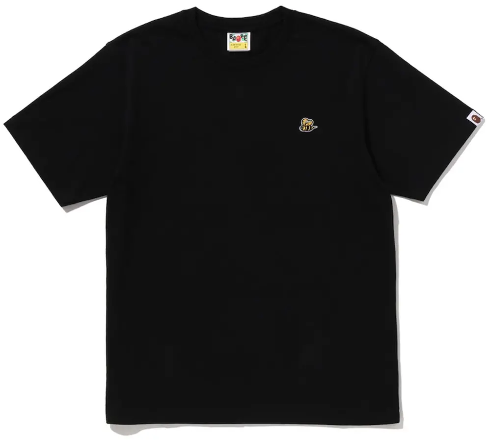 Áo Bape Bee One Point Tee 'Black' 0ZXTEM302101Q