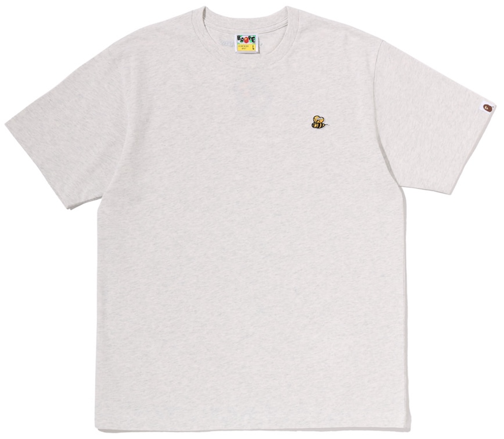 Áo Bape Bee One Point Tee 'White' 0ZXTEM302101Q