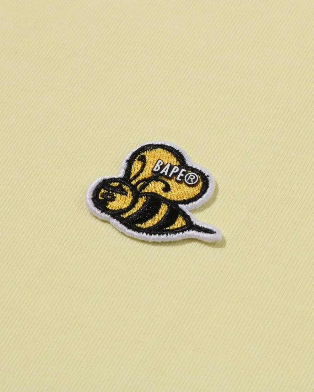 Áo Bape Bee One Point Tee 'Yellow' 0ZXTEM302101Q - Ảnh 3