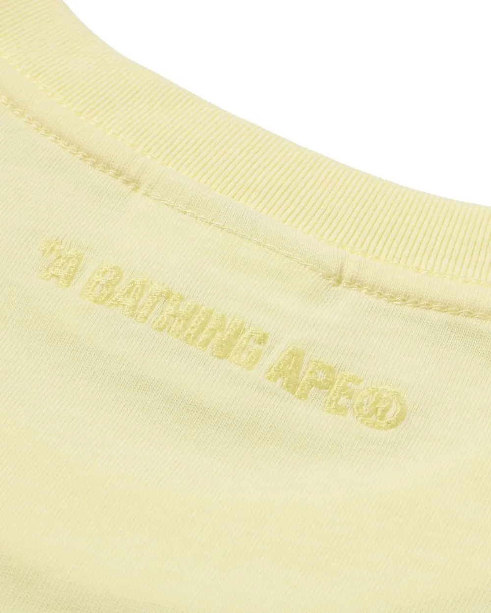 Alternative view of Áo Bape Bee One Point Tee 'Yellow' 0ZXTEM302101Q