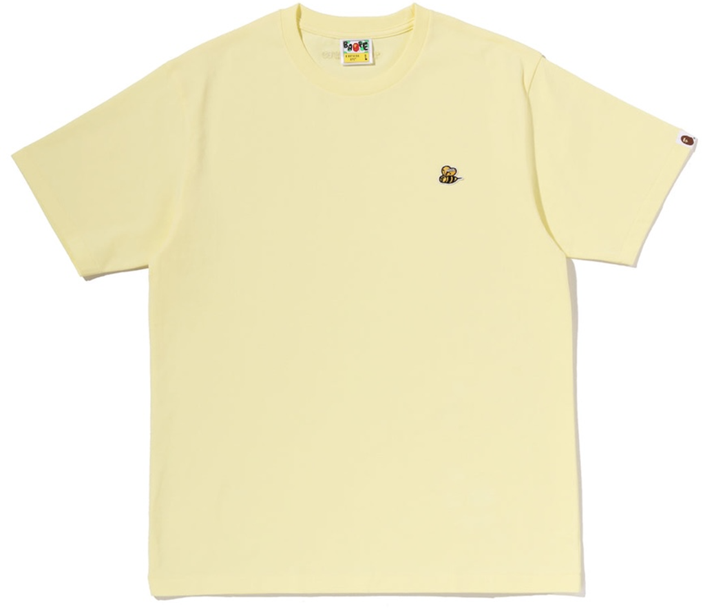 Áo Bape Bee One Point Tee 'Yellow' 0ZXTEM302101Q