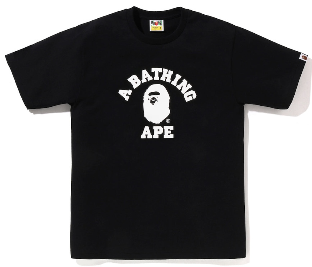 Áo Bape Crystal Stone Eye College Tee 'Black' 0ZXTEM350101Q