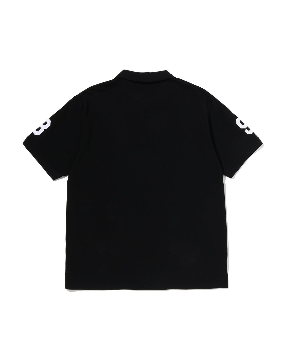 Áo Bape Large Ape Head Relaxed Fit Polo 'Black' 0ZXPOM003121Q - Ảnh 5