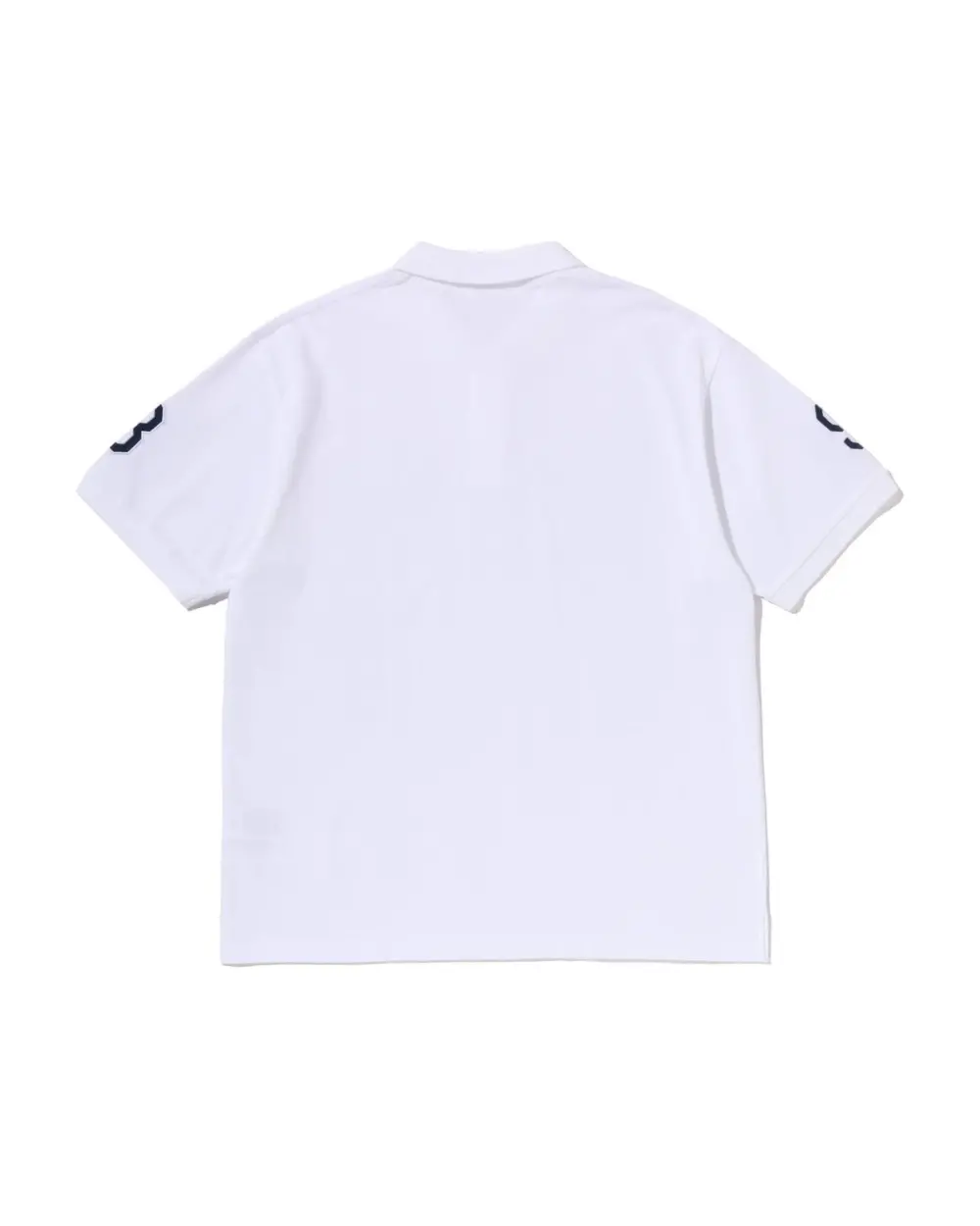 Áo Bape Large Ape Head Relaxed Fit Polo 'White' 0ZXPOM003121Q - Ảnh 4