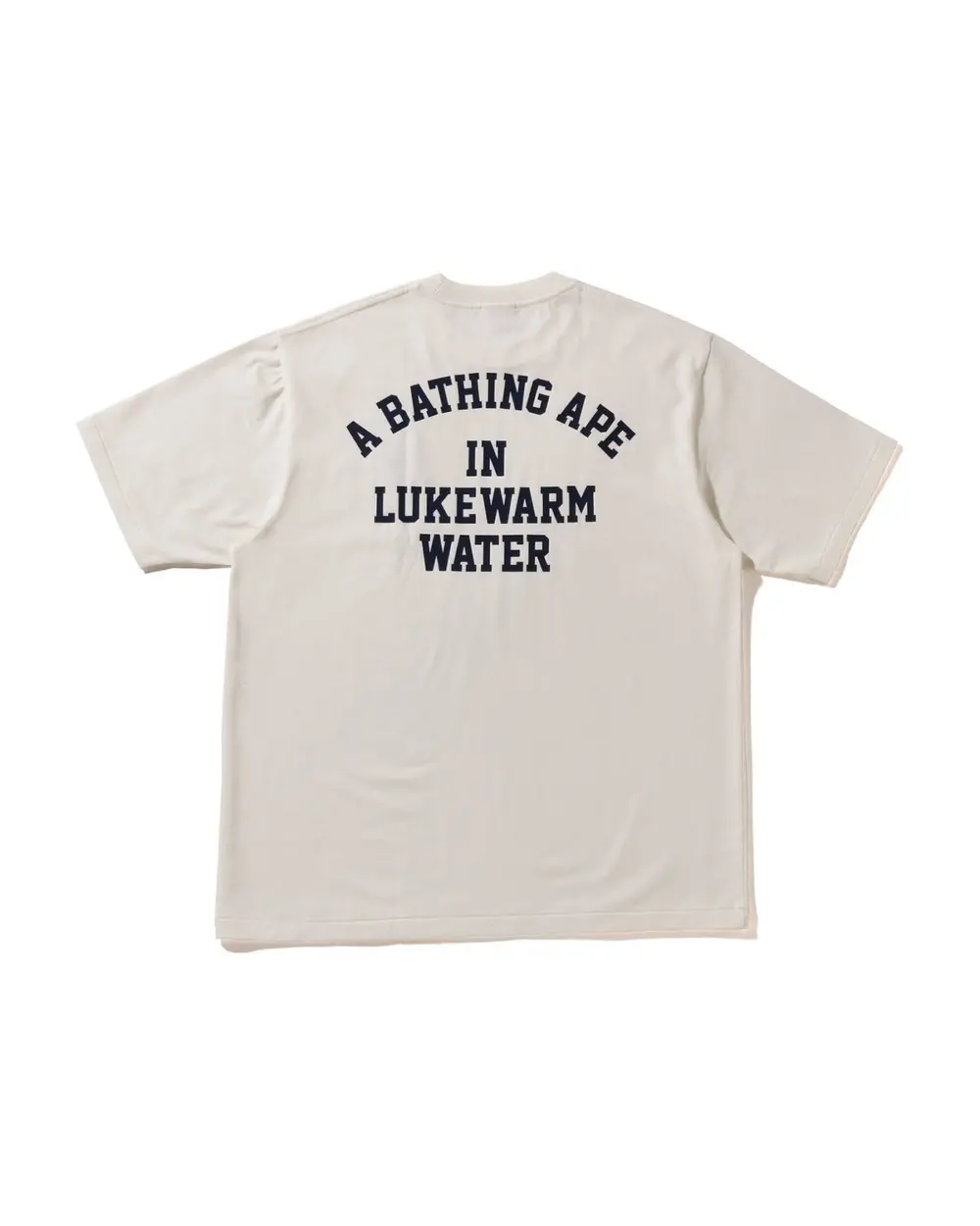 Alternative view of Áo Bape Lukewarm Water Logo Relaxed Fit Tee 'White' 0ZXTEM314101Q