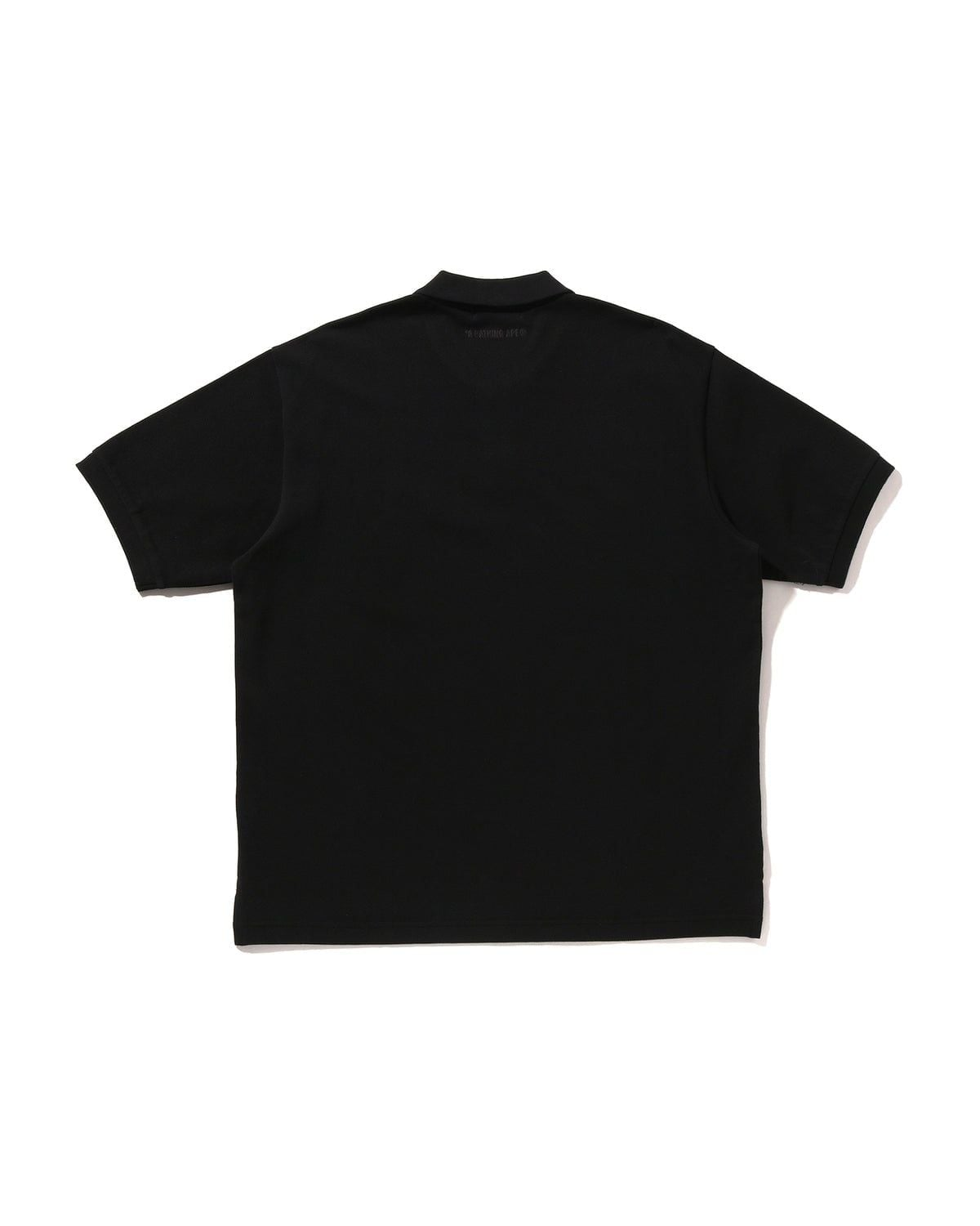 Áo Bape One Point Regular Fit Polo Shirt 'Black' 0ZXPOM301121Q - Ảnh 4