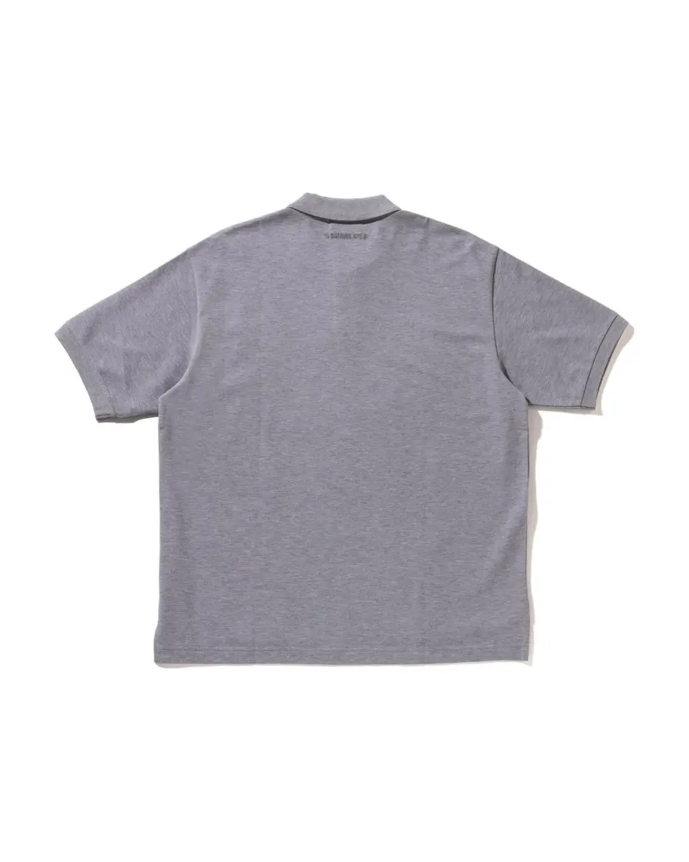 Áo Bape One Point Regular Fit Polo Shirt 'Grey' 0ZXPOM301121Q - Ảnh 4