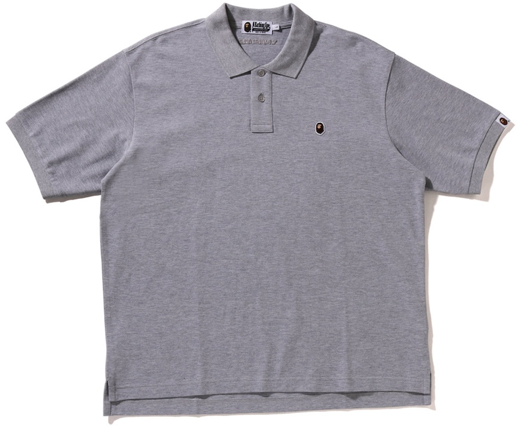 Áo Bape One Point Regular Fit Polo Shirt 'Grey' 0ZXPOM301121Q