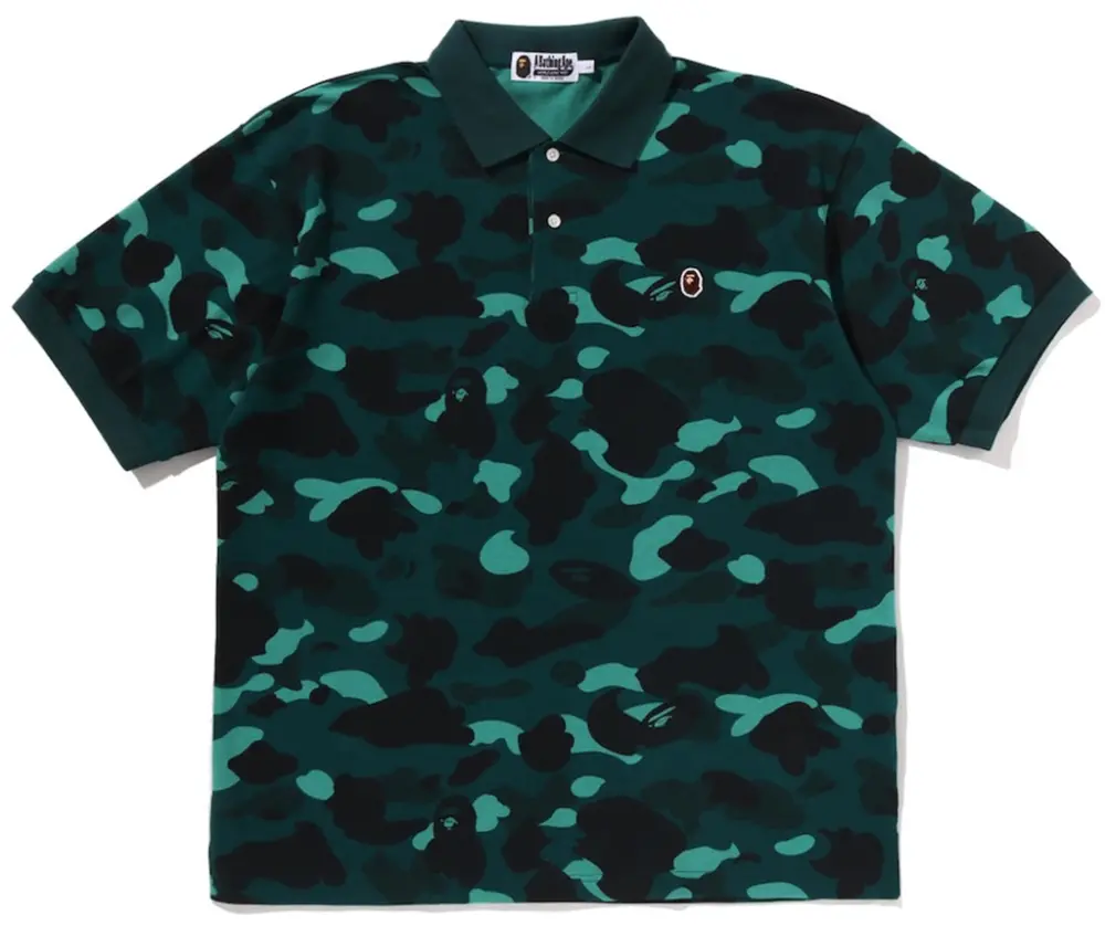 Áo Bape One Point Relaxed Fit Polo 0ZXPOM004121Q