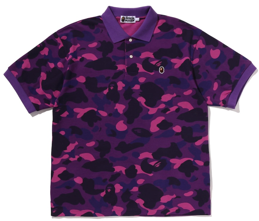 Áo Bape One Point Relaxed Fit Polo 0ZXPOM004121Q