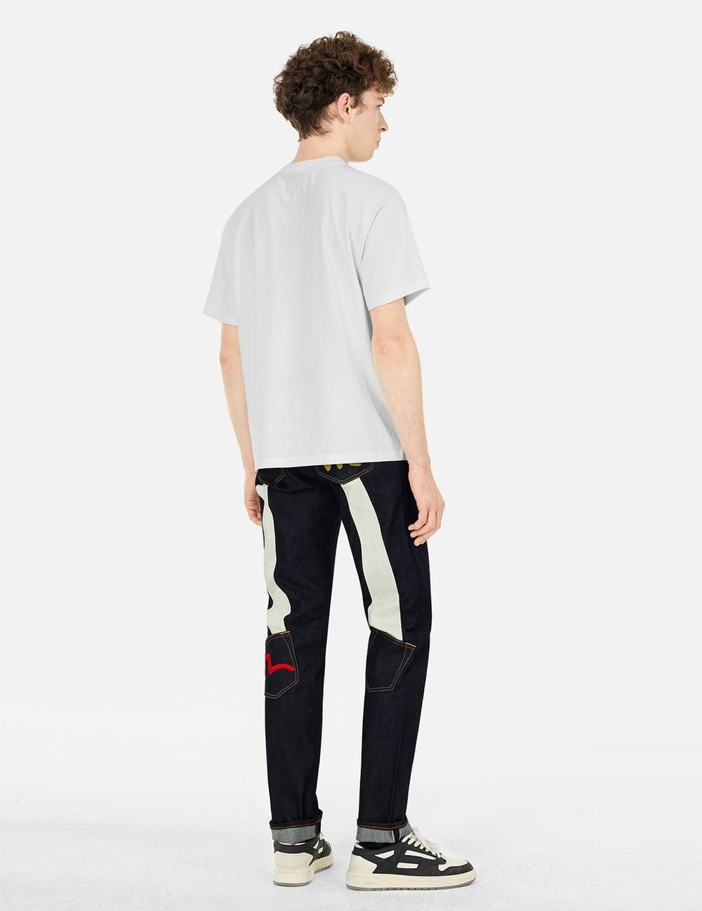 Áo Evisu Camouflage Godhead Print T-shirt 'White' 2ESHTM5TS7016RXCT - Ảnh 4