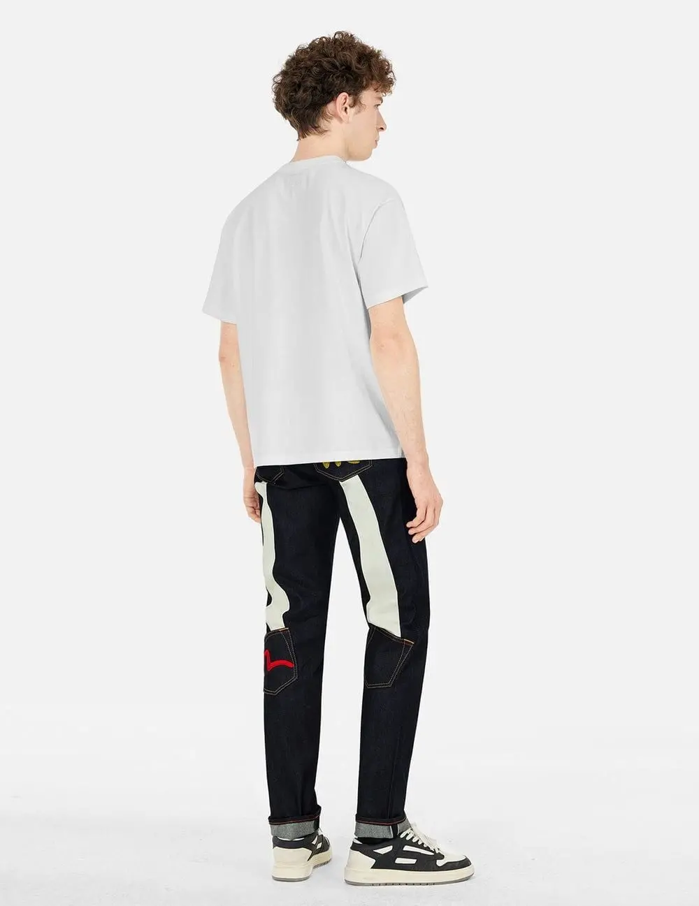 Áo Evisu Camouflage Godhead Print T-shirt 'White' 2ESHTM5TS7016RXCT - Ảnh 4