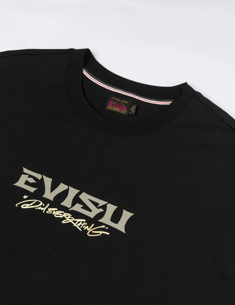 Alternative view of Áo Evisu Crane Logo Print Loose Fit T-shirt 'Black' 2EAHTM5TS1163LFCT