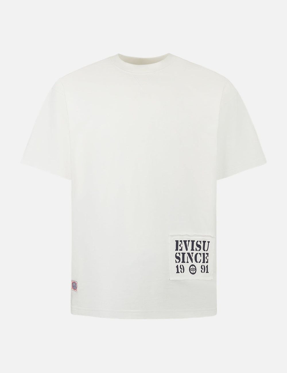 Alternative view of Áo Evisu Daicock Embroidery T-shirt 'White' 2ESHTM5TS7021RXCT