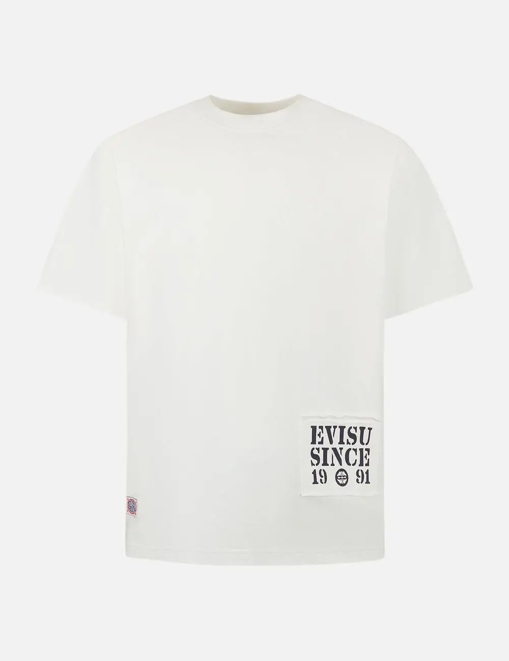 Alternative view of Áo Evisu Daicock Embroidery T-shirt 'White' 2ESHTM5TS7021RXCT