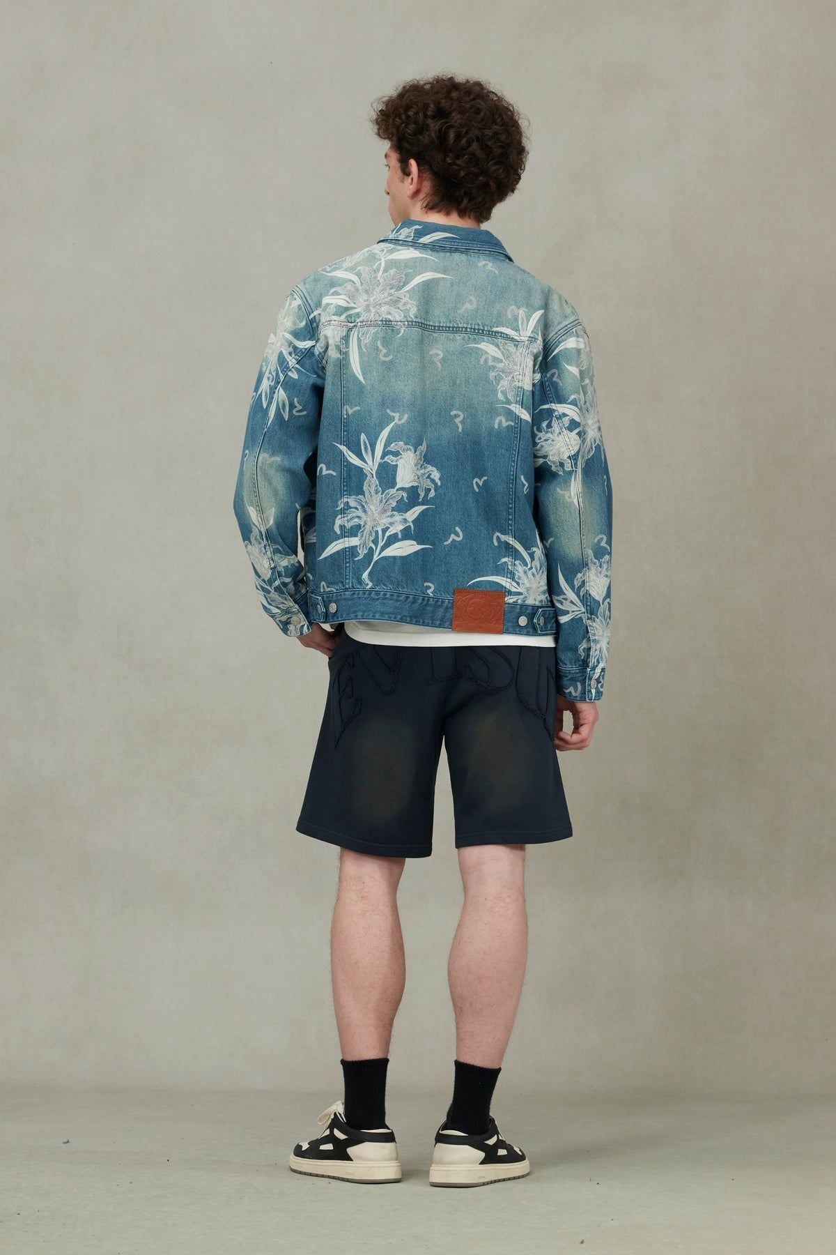 Áo Evisu Floral and Seagull Jacket 'Denim' - Ảnh 3