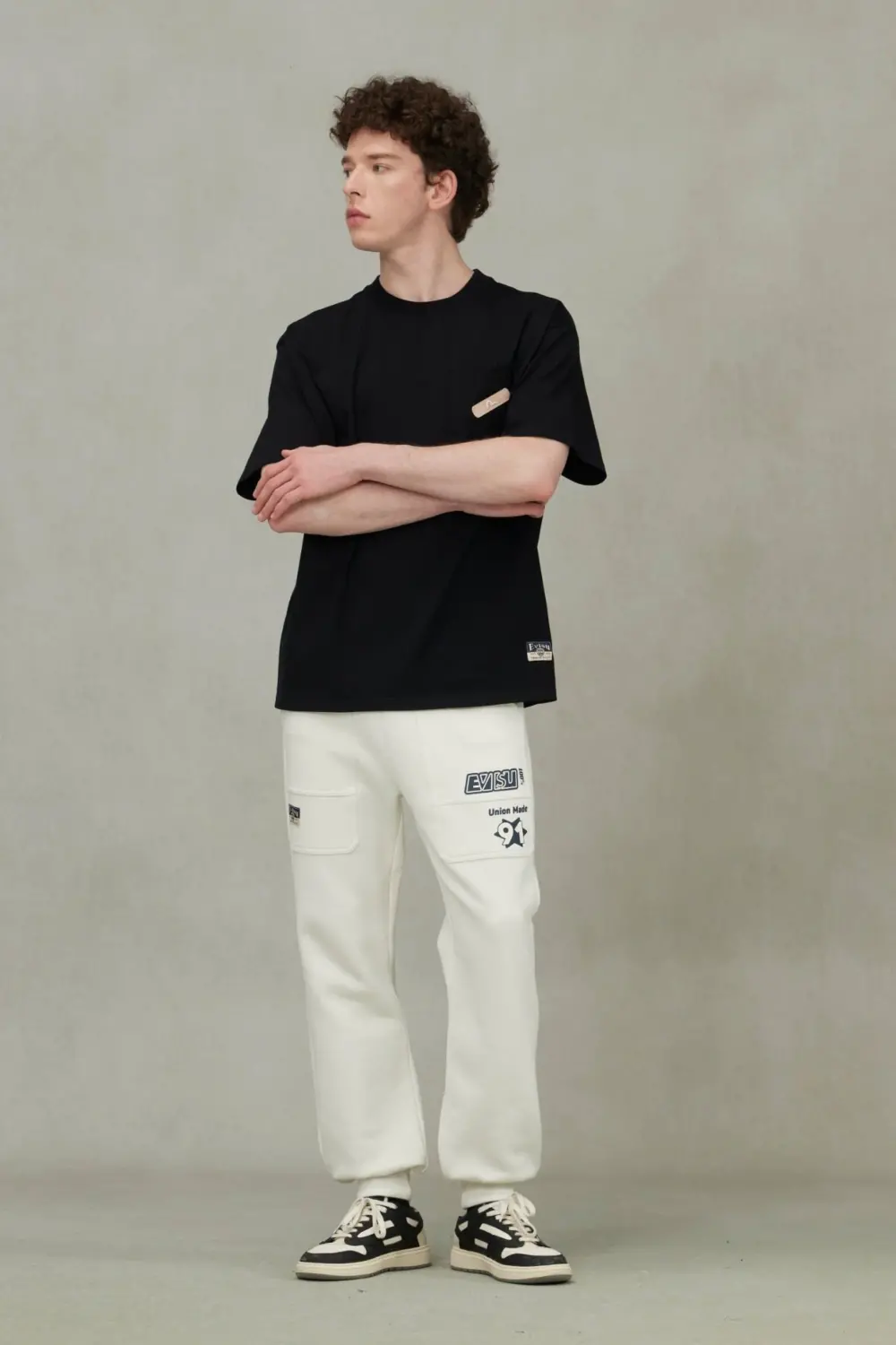 Alternative view of Áo Evisu Godhead And Daruma Print 'Black' 2ESHTM5TS1205LFCT