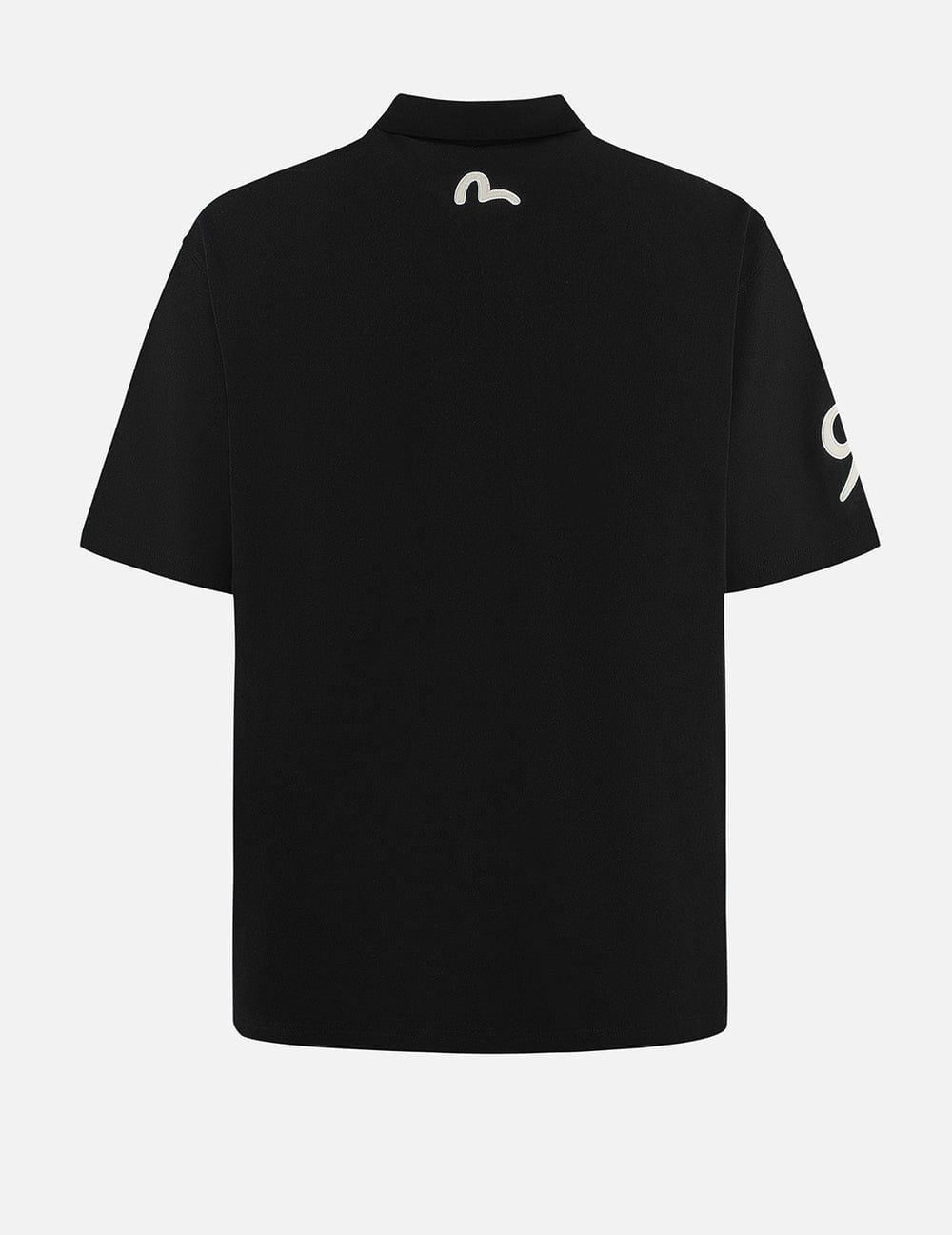 Áo Evisu Hakutaku and Logo Embroidery Polo 'Black' 2ESHTM5PS1219OSCT - Ảnh 4