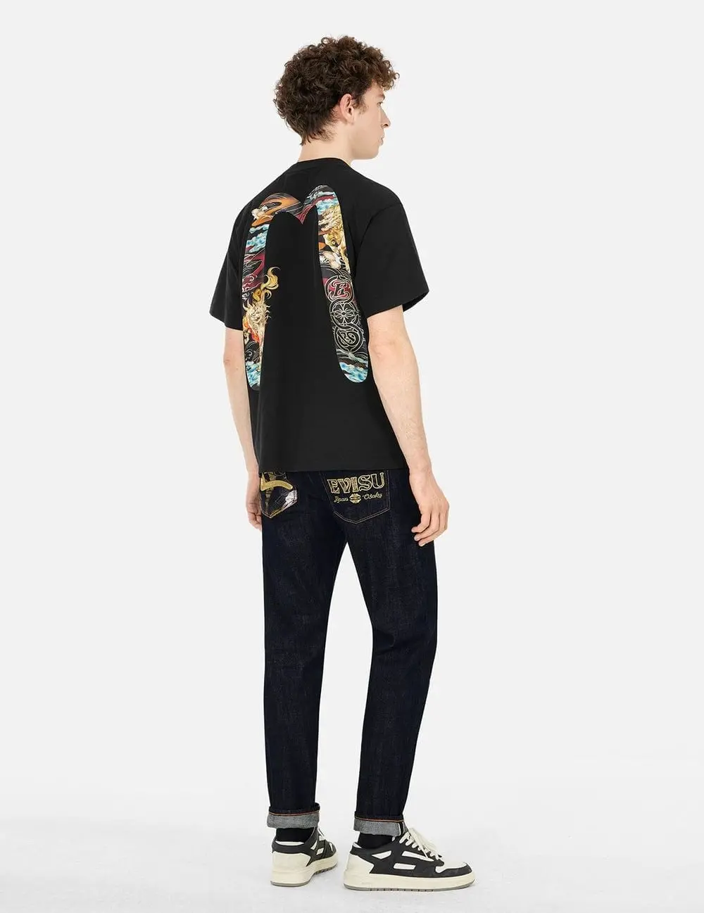 Áo Evisu Hakutaku Daicock Print 2ESHTM5TS1150RXCT - Ảnh 4
