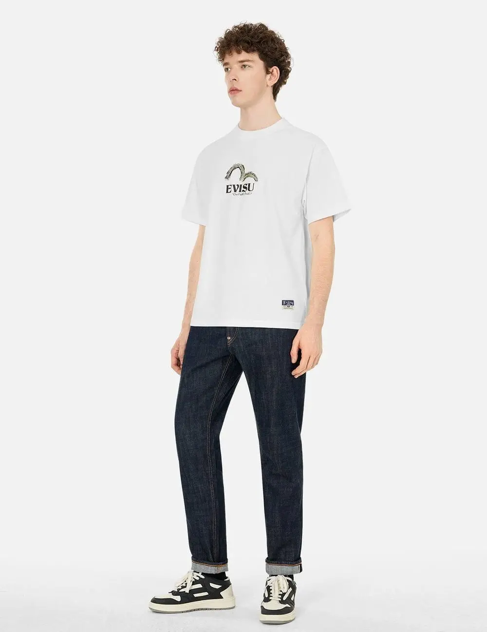 Áo Evisu Hakutaku Daicock Print 2ESHTM5TS1150RXCT - Ảnh 3