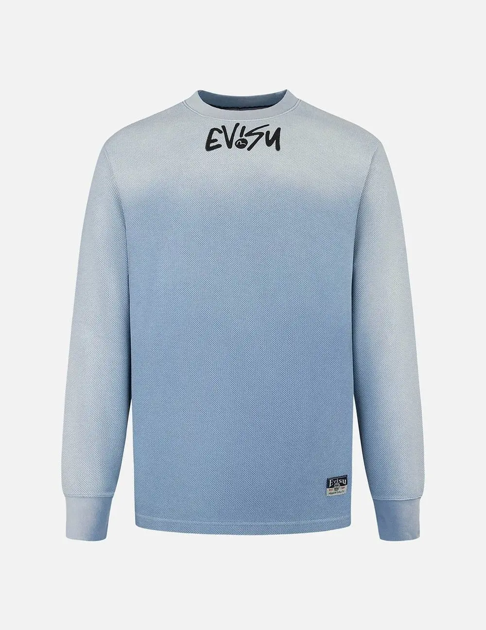 Áo Evisu Logo and Daicock Print 'Blue' 2ESHTM5TL1095RXCT - Ảnh 6