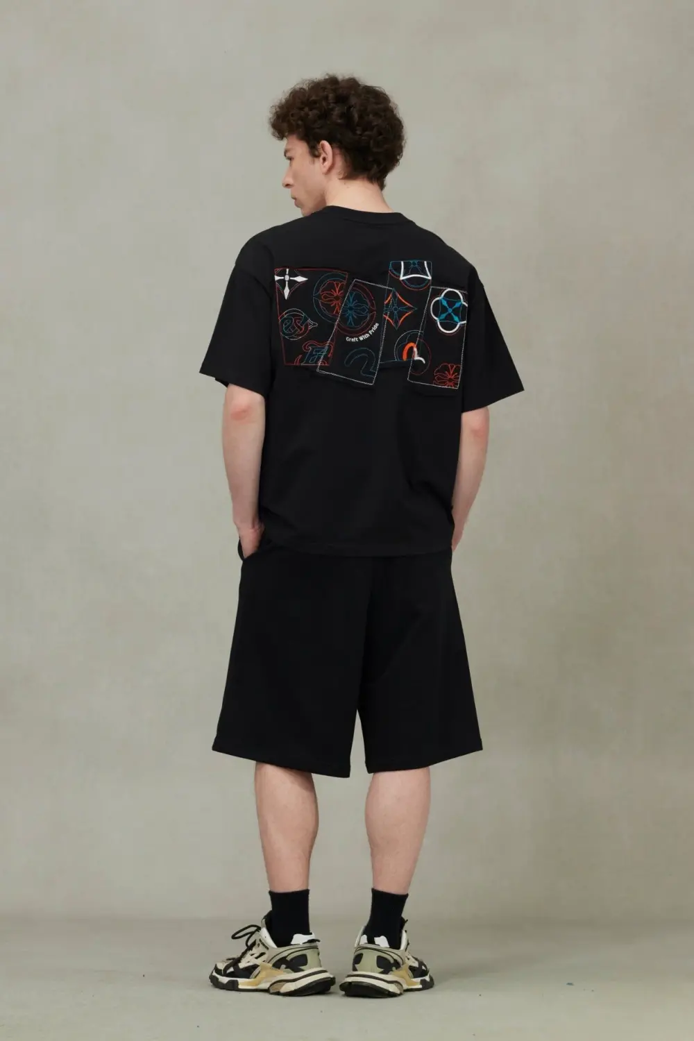 Alternative view of Áo Evisu Logo and Kamon Embroidery T-shirt 2ESHTM5TS1218LFCT