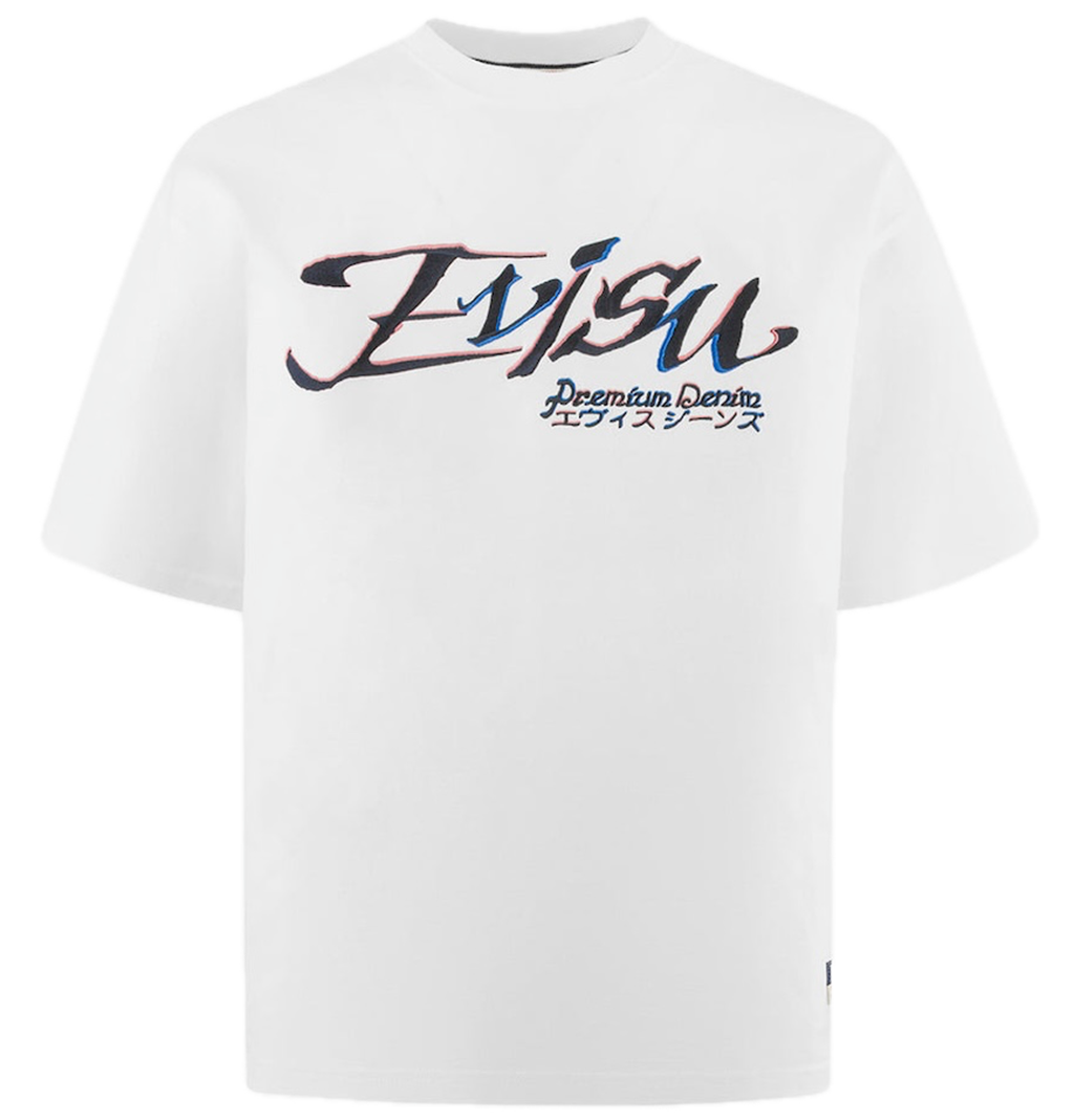 Áo Evisu Logo and Kamon Embroidery T-shirt 2ESHTM5TS1218LFCT
