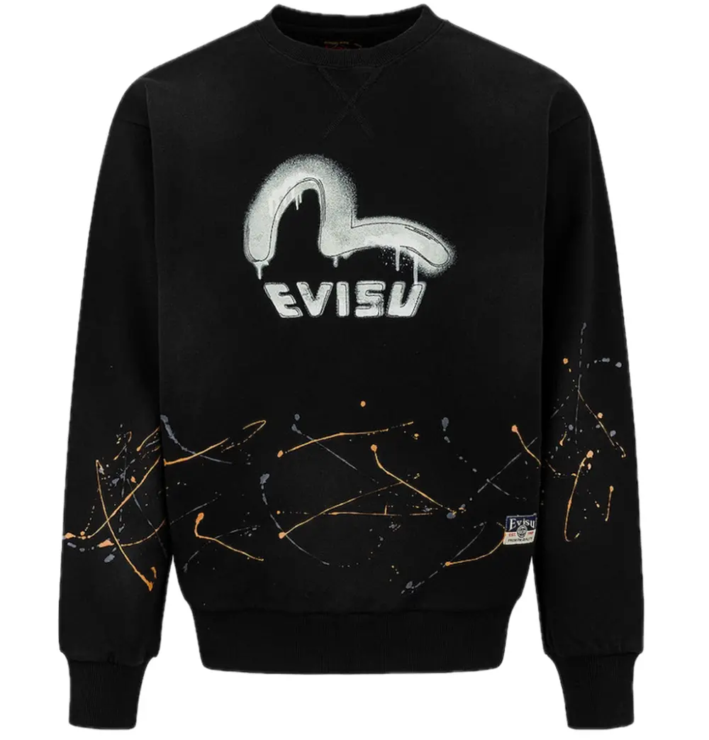 Áo Evisu Logo and Seagull 'Black' 2ESHTM5SW1135RXCT