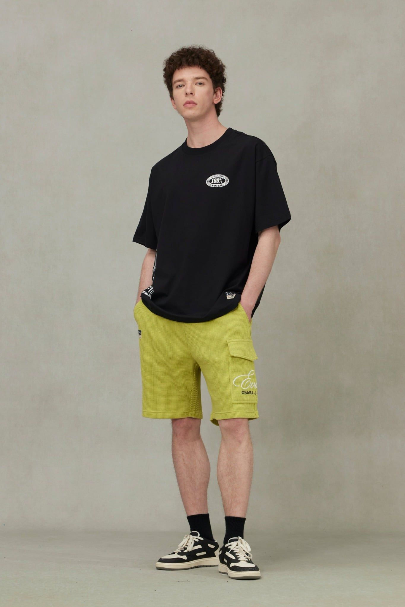 Áo Evisu Logo Daicock Print T-Shirt 2ESHTM5TS1231LFCT - Ảnh 3