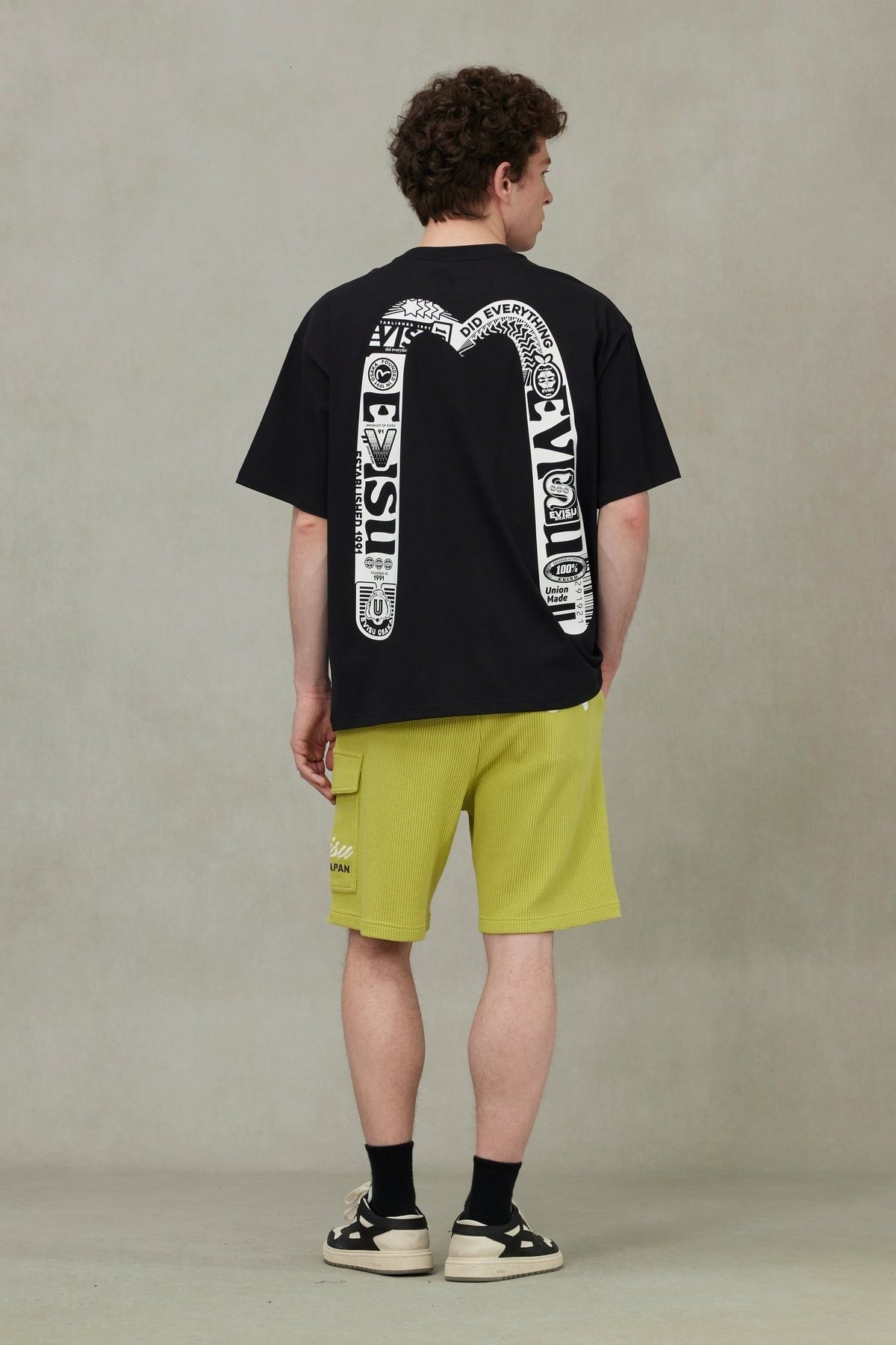 Áo Evisu Logo Daicock Print T-Shirt 2ESHTM5TS1231LFCT - Ảnh 4