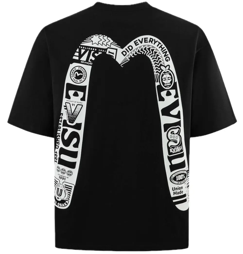 Áo Evisu Logo Daicock Print T-Shirt 2ESHTM5TS1231LFCT
