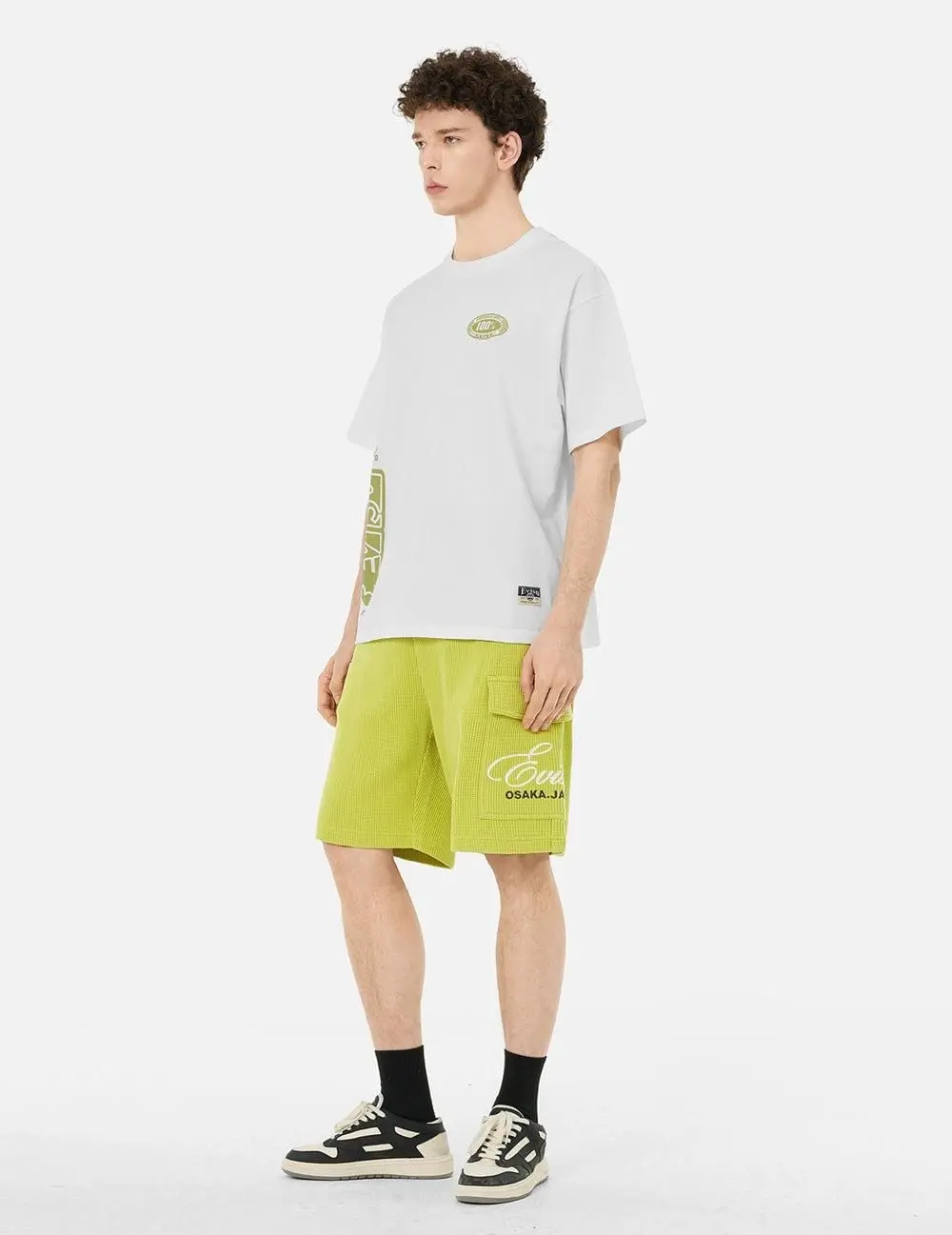 Áo Evisu Logo Daicock Print T-Shirt 2ESHTM5TS1231LFCT - Ảnh 3