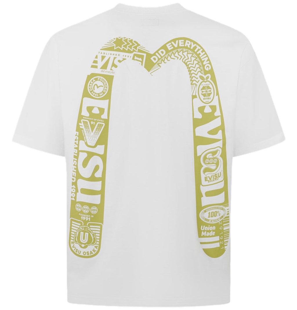Áo Evisu Logo Daicock Print T-Shirt 2ESHTM5TS1231LFCT